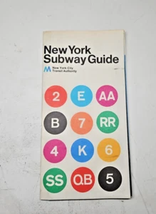 Guía de metro de la ciudad de Nueva York 1974 Autoridad de tránsito de Nueva York - Imagen 1 de 20