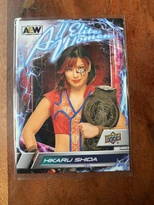 AEW Upper Deck 2023 - "ALL ELITE WOMEN" - Hikaru Shida Wrestling Card - Bild 1 von 2