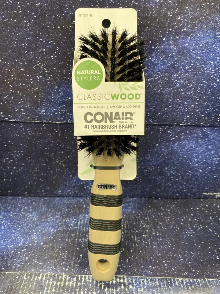 Conair Classic Wood All Purpose Hair Brush 87301