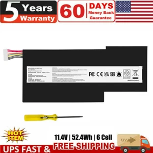 52.4Wh Battery for MSI GF63 GF65 GF75 GS63VR GS73VR MS-16R1 MS-16R2 BTY-M6K - Picture 1 of 17