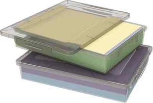 Lifewit Paquete de 2 Caja de Almacenamiento Multiusos de Plástico con Tapas de Cierre n0 747 - Imagen 1 de 3
