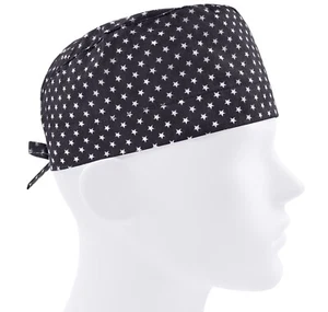Mens scrub caps, surgical cap, scrub hats, surgery hat gray, star scrub cap - Picture 1 of 3