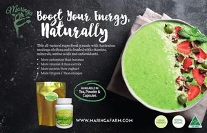Cápsulas y té de moringa hechos en Australia para desintoxicación natural y aumento de vitaminas-minerales - Imagen 1 de 4