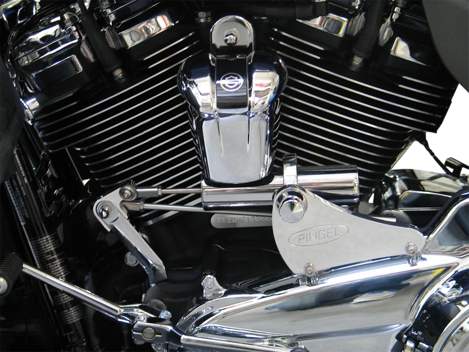 Kit de palanca de cambios de velocidad eléctrica Pingel fácil cambio Harley Touring 17-Up sin empuñaduras térmicas Foto 1 de 1