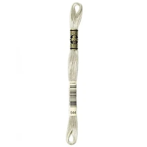 DMC 6-Strand Embroidery Cotton 8.7yd-Medium Beige Grey - 12 Pack - Picture 1 of 1