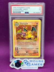 Charizard - SHADOWLESS Base Set Holo Foil - 4/102 PSA 3 VG # 55182591 *CCGHouse* - Picture 1 of 15