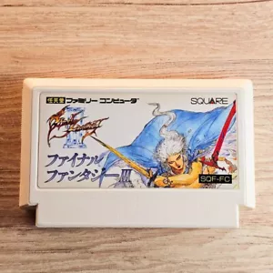 Final Fantasy III 3 Nintendo Famicom NES Japanese ver Cleaned Tested & Working - Picture 1 of 10