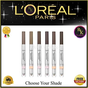 L'Oreal High Contour Brow Artist Pencil & Highlighter Duo New Choose Your Shade - Picture 1 of 18