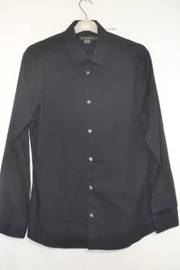French Connection Hombre Camisa Azul Marino Manga Larga Talla L - Imagen 1 de 3