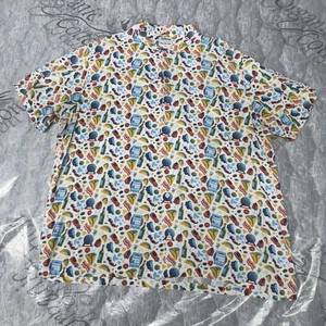Reyn Spooner x Disney Epcot Food & Wine Festival 2023 Button Camp Shirt Men 3XL - Picture 1 of 8