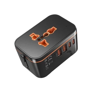 Universal Travel Adapter Worldwide Plug UK EU AU US with USB-C Port Fast Charger - Picture 1 of 8