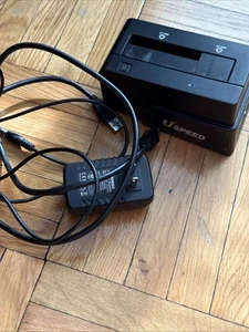 USPEED ANKER 68UPSHDDS-BU Series 6618 Hard Drive Dock with All Accessories - Picture 1 of 5