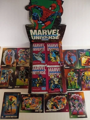 BOX FRESH & TESTED 1 Sealed Pack 1992 Marvel Universe From A Sealed Box - Image 1 of 4
