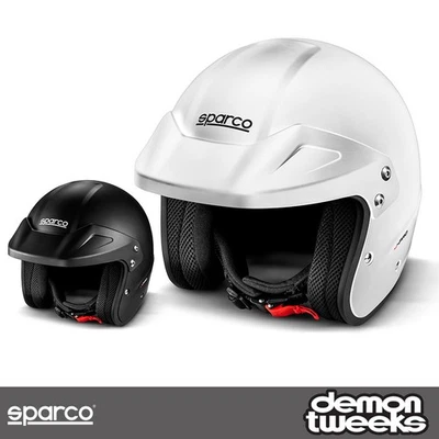 Sparco J-Pro Helmet - ECE 22.06 Approved, Open Face, Lightweight - Image 1 of 4