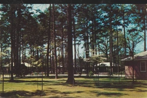 Woodland Court Motel Thomasville GA. Chrome Postcard - Picture 1 of 2