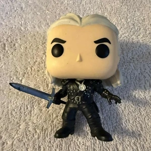 Modellino ragazzo Funko The Witcher Geralt taglia unica nero bianco - Foto 1 di 10