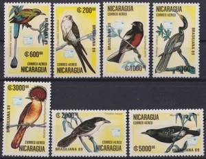 F-EX26592 NICARAGUA MNH 1989 AVES BIRD PAJAROS OISEAUX VÖGEL. - Picture 1 of 2