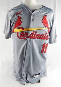 Camiseta deportiva gris usada 2024 St. Louis Cardinals Buddy Kennedy #11 emitida por el juego Pos 0 - Imagen 1 de 8