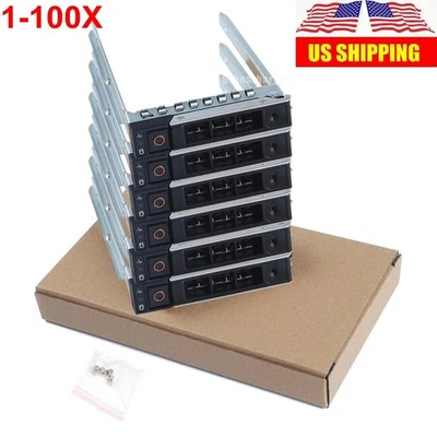 Lot 2.5" Drive Tray Caddy for Dell Poweredge R640 R740 R440 R450 R650 R750 R660 - Image 1 of 4