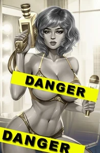 WAIFU CHRONICLES #1 - (BREAKING NEWS) *GOLD NAUGHTY* by Pilnikova Art - Picture 1 of 1
