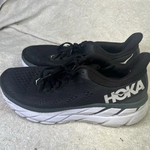 Zapatillas deportivas Hoka One Clifton 7 M 1110508 negras blancas para hombre talla 9 M - Imagen 1 de 11