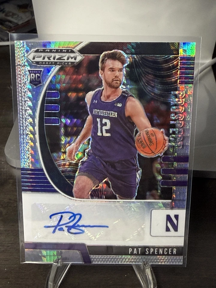 Selecciones del draft de Panini Prizm 2020-21 - Autógrafos prospectos Pat Spencer #PA-PS RC  Foto 1 de 2