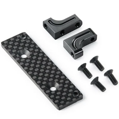 Alloy Servo Mount Carbon Plate For Axial AXI03004 Capra 1.9 1/10 RC Car NEW - Image 1 of 4