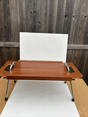Vintage Wooden Folding Bed Table Tray - Image 1 of 4