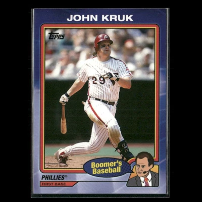 John Kruk #30 2024 Topps x Chris Berman Boomers Baseball Philadelphia Phillies - Image 1 of 4