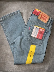 Levi's Youth Boy's Slim Flex Stretch Adjustable Waist Straight Denim Jean, - Picture 1 of 3