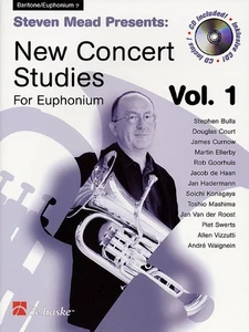 Steven Mead New Concert Studies for Euphonium Vol 1 Baritone Sheet Music Book CD - Picture 1 of 1