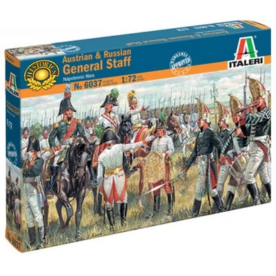 Austrian & Russian Generale Staff Napoleoniche Warsmaquette ITALERI 6037 1/72: - Immagine 1 di 4