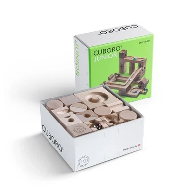 Cuboro Kugelbahn Junior - Grundkasten 40 Bauwürfel - Starterset ab 3 Jahren - Bild 1 von 4