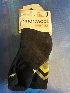 Smartwool Merino Wool Kids’ Ski Racer Socks NWT IRR Sz L 3-6 Light Cushion - Picture 1 of 7