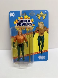 DC Super Powers Aquaman Gold Chase 40th Anniversary Figure Mcfarlane Nuovo con scatola - Foto 1 di 2