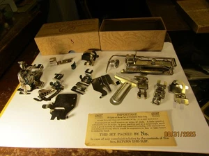 Vintage Greist Products Nähmaschinenaufsätze Karton voll - Bild 1 von 4