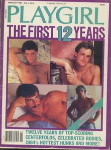 PLAYGIRL BEST 12 YEAR ANNIV HTF Hairy 70s men! Steve Rally DAVID WHITE John Gibs - Picture 1 of 5