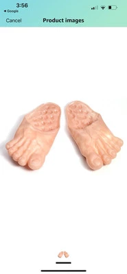 Forum Novedades Adulto Estándar Divertido Pies de Plástico Como Se Muestra Talla Única Foto 1 de 3