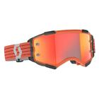 Maske Fury Grau/Orange Objektiv Orange Chrome Works Orange 2728281011280 Sco