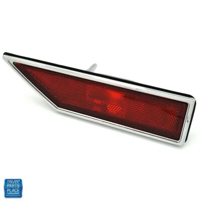 70-72 Oldsmobile Cutlass 442 cuartos Pnl luz marcadora lateral lámpara lente roja trasera derecha Foto 1 de 3