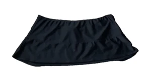 L Space Swimwear Glamour Girl Skirt Bathing Suit Cover Up Women’Medium Black NWT - Picture 1 of 2
