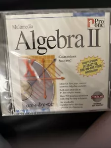 Pro one Algebra II (PC, 1995) Factory Sealed - Picture 1 of 2
