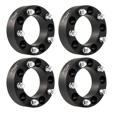 4pcs 2‘’ 5x5.5 Wheel Spacers For Jeep CJ2 CJ3 CJ5 CJ6 CJ7 CJ8 1/2"x20 108mm - Image 1 of 4