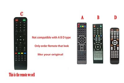 Remote Control For Supersonic SC-1511 SC-4314K SC-4344K Smart LED LCD HDTV TV Foto 1 de 4