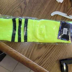 Bright Yellow Sport Socks - Picture 1 of 3