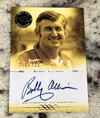 2008 Press Pass Legends Autographs Bobby Allison 716/739 - Image 1 of 2