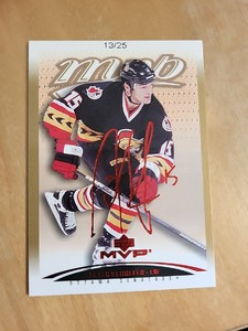 2003-04 Upper Deck MVP Gold Script # 298 Peter Schaefer  13/25 Ottawa Senators