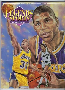 Legends Sports Memorabilia März 1992 - Magic Johnson Cover - mit beigefügten Karten - Bild 1 von 1