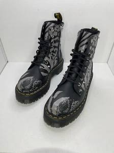 Dr. Martens Jadon Animal Clash Stud Plateau schwarz Kampfstiefel Damengröße 7 " - Bild 1 von 8