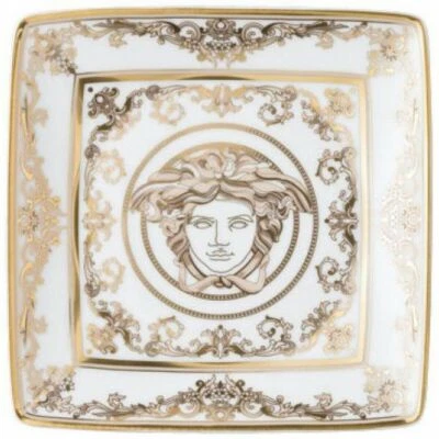 VERSACE BY ROSENTHAL MEDUSA GALA SQUARE CANAPE DISH #403635-15253 BRAND NIB F/SH - Image 1 of 2